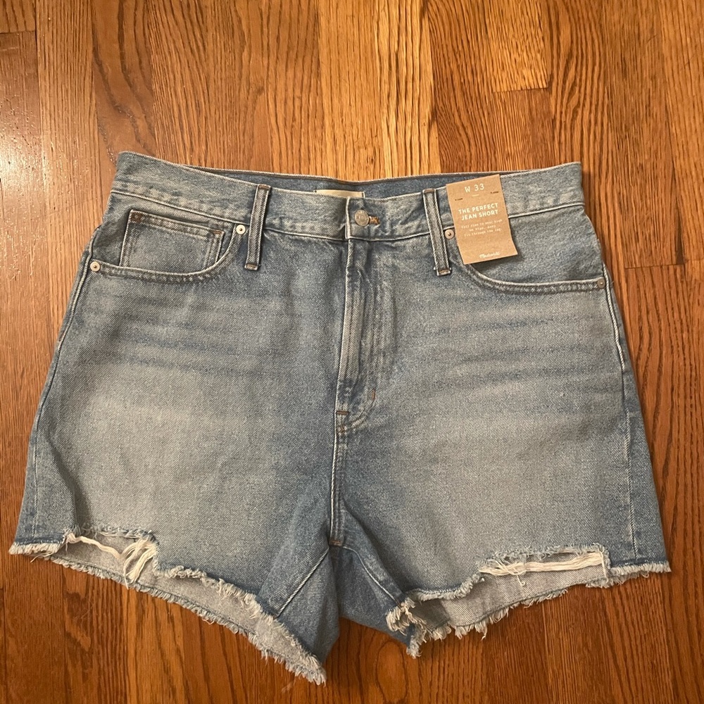 NWT Madewell The Perfect Jean Shorts